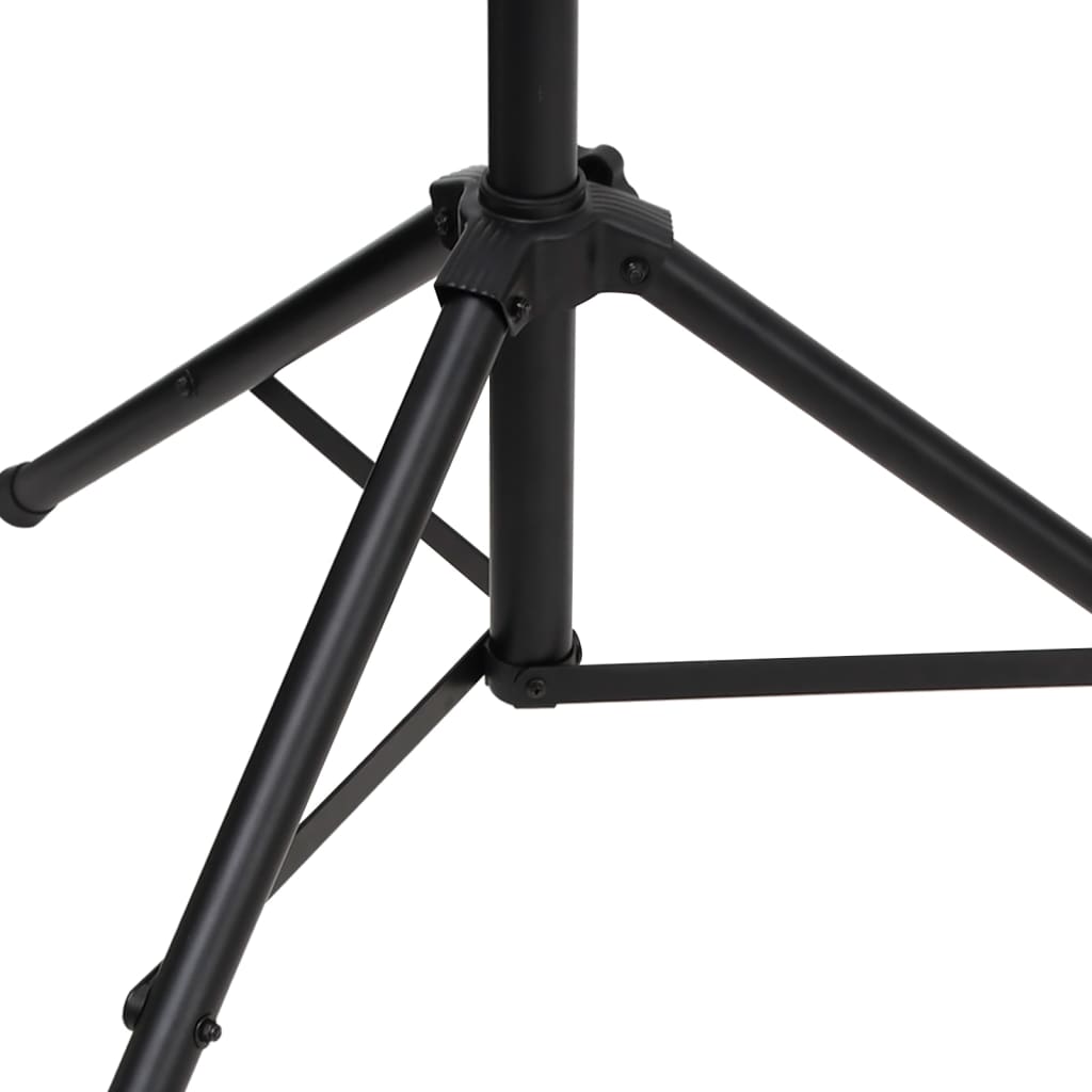 vidaXL Light Stand Black 238x115x(180-300) cm Steel