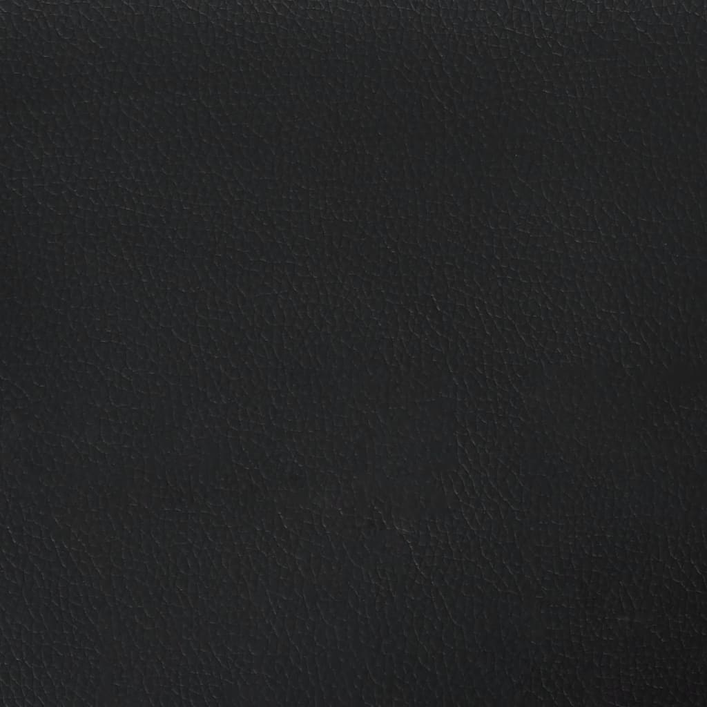 Reclining Office Chair Black Faux Leather