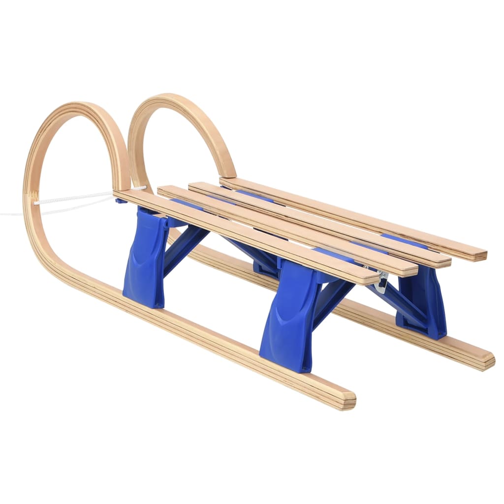 vidaXL Foldable Sledge 110 cm Plywood