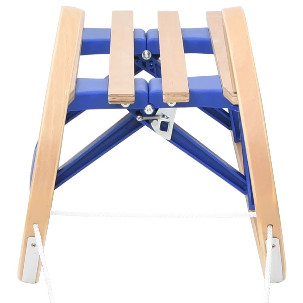 vidaXL Foldable Sledge 110 cm Plywood