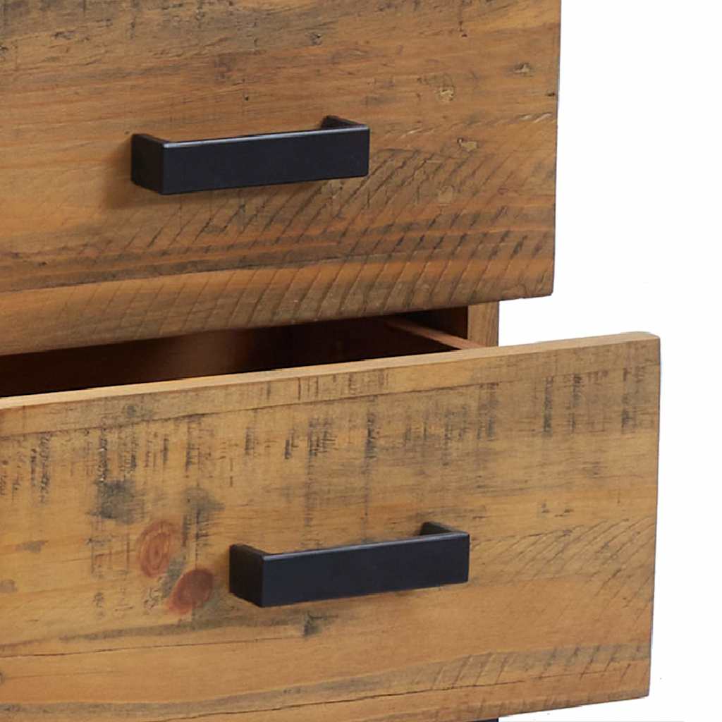 Bedside Cabinet Brown 36x30x45 cm Solid Pinewood