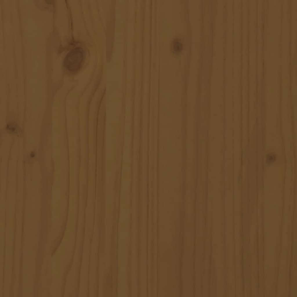 TV Cabinet Honey Brown 80x34x40 cm Solid Wood Pine