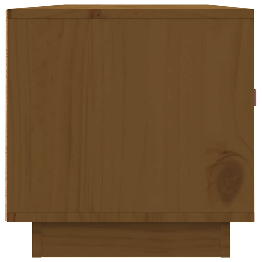 818243 vidaXL TV Cabinet Honey Brown 80x34x35 cm Solid Wood Pine