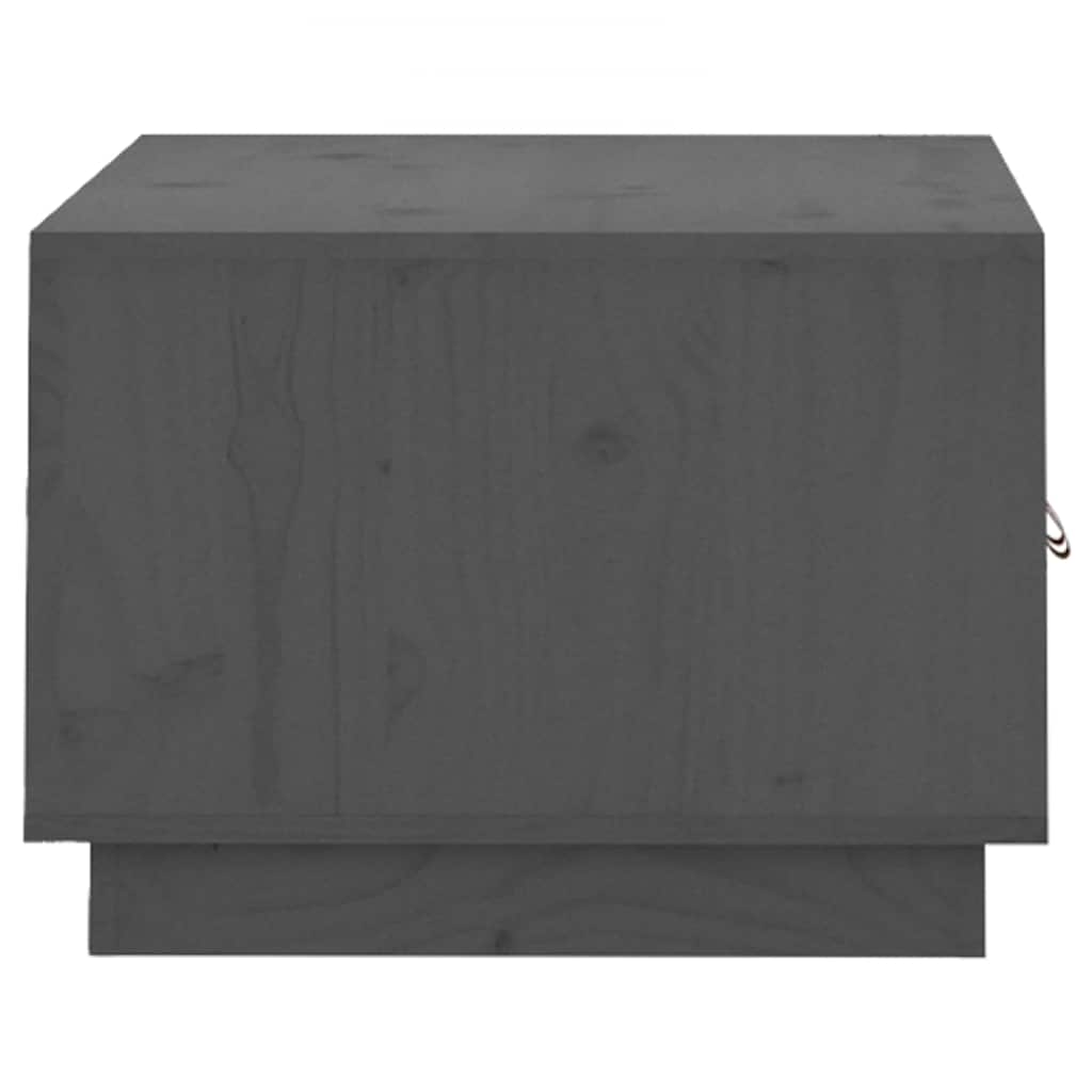818252 vidaXL Coffee Table Grey 80x50x35 cm Solid Wood Pine