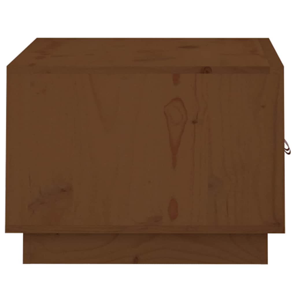 818253 vidaXL Coffee Table Honey Brown 80x50x35 cm Solid Wood Pine
