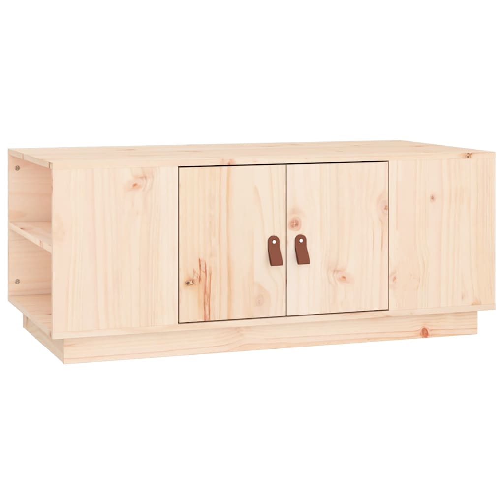 818255 vidaXL Coffee Table 100x50x41 cm Solid Wood Pine