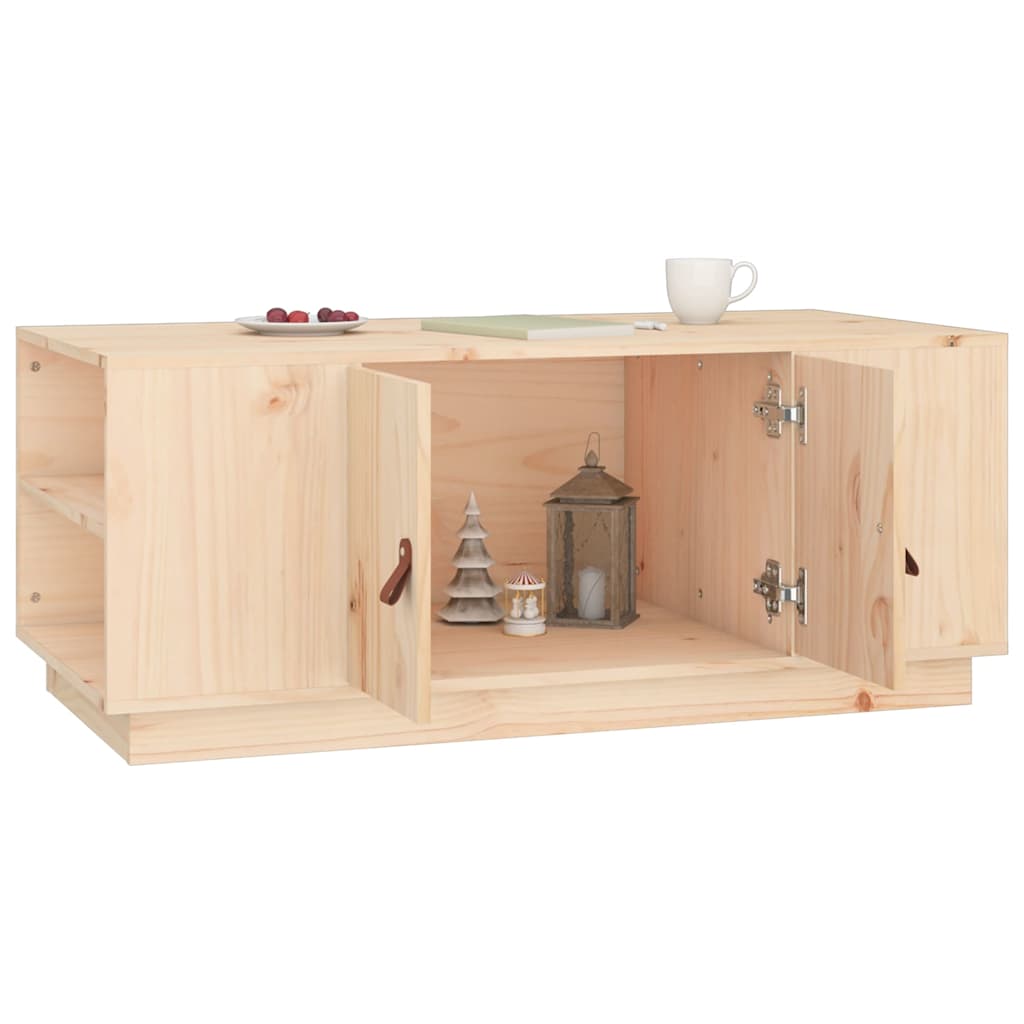 818255 vidaXL Coffee Table 100x50x41 cm Solid Wood Pine