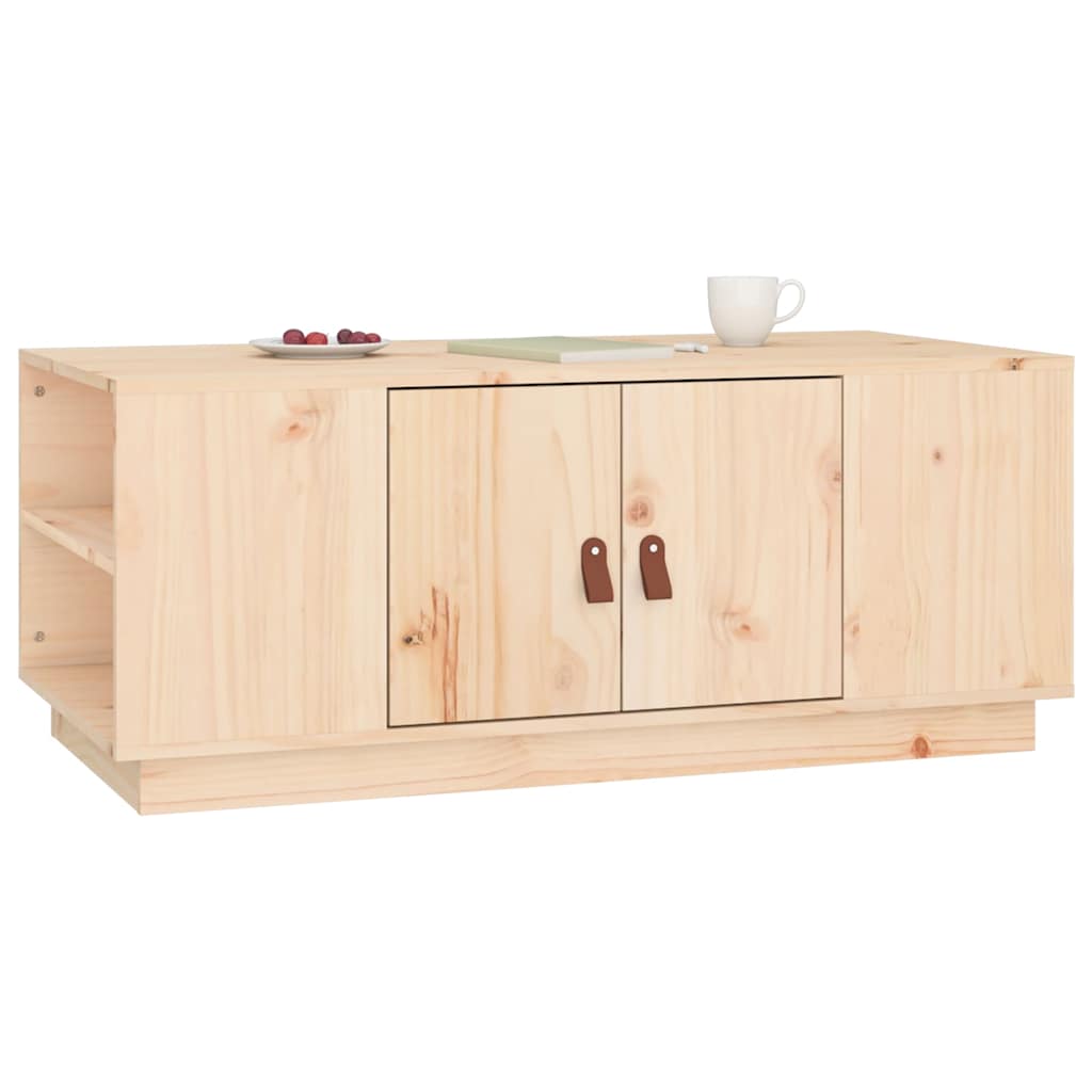 818255 vidaXL Coffee Table 100x50x41 cm Solid Wood Pine