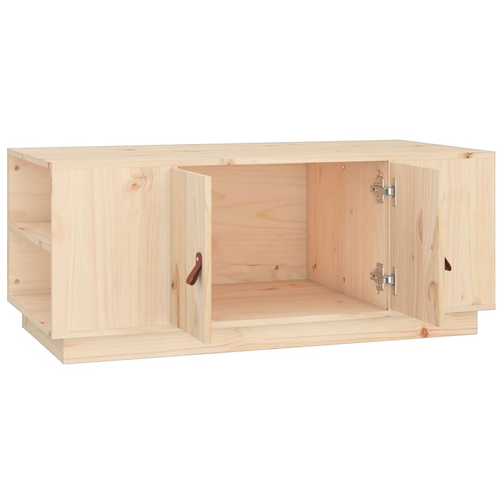 818255 vidaXL Coffee Table 100x50x41 cm Solid Wood Pine