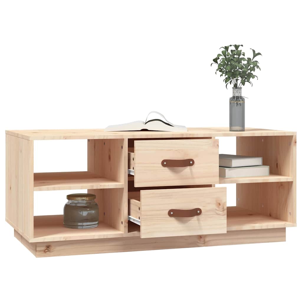 818270 vidaXL Coffee Table 100x50x41 cm Solid Wood Pine