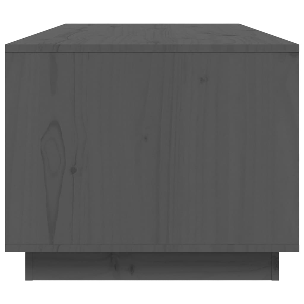 818272 vidaXL Coffee Table Grey 100x50x41 cm Solid Wood Pine