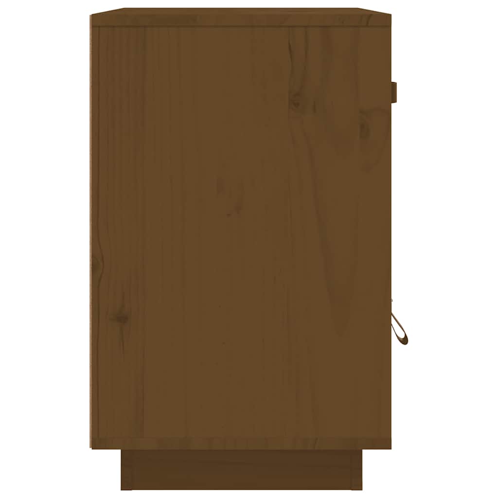 Bedside Cabinets 2 pcs Honey Brown 40x34x55 cm Solid Wood Pine