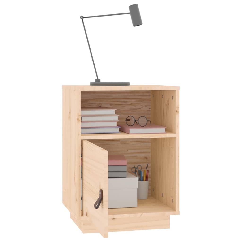 Bedside Cabinet 40x34x55 cm Solid Wood Pine