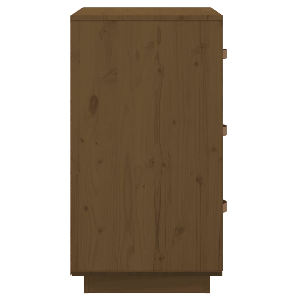 Bedside Cabinets 2 pcs Honey Brown 40x40x75 cm Solid Wood Pine