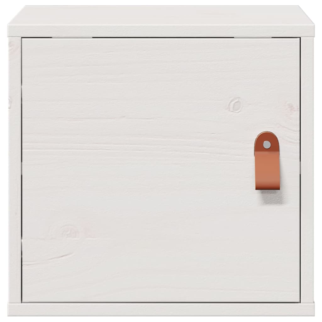 Wall Cabinets 2 pcs White 31.5x30x30 cm Solid Wood Pine