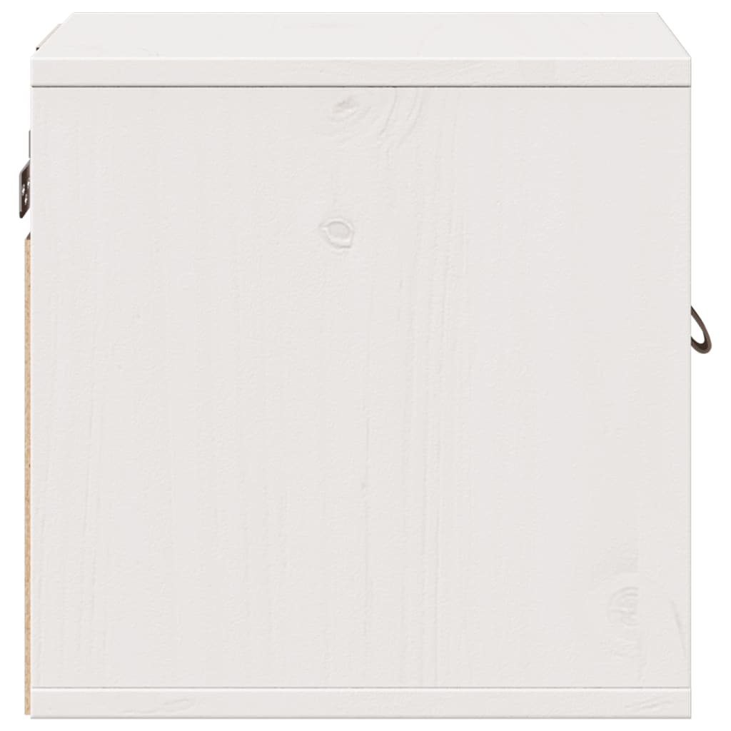 Wall Cabinets 2 pcs White 31.5x30x30 cm Solid Wood Pine