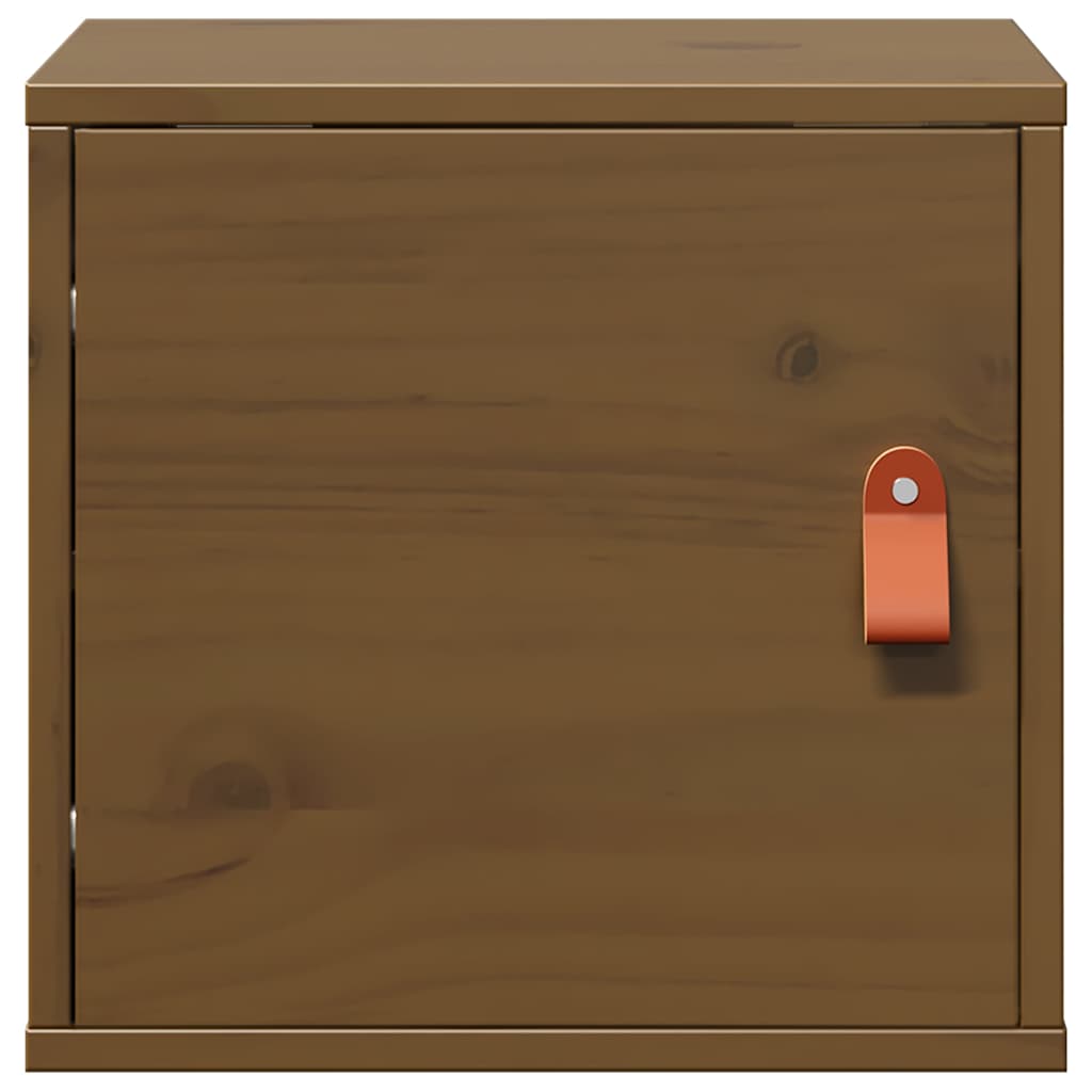 Wall Cabinets 2 pcs Honey Brown 31,5x30x30 cm Solid Wood Pine