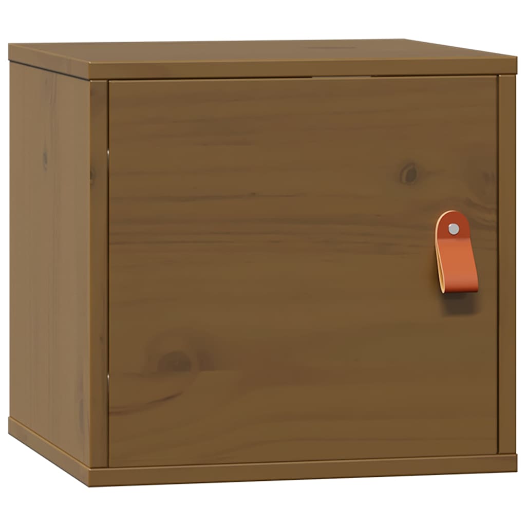 Wall Cabinets 2 pcs Honey Brown 31,5x30x30 cm Solid Wood Pine