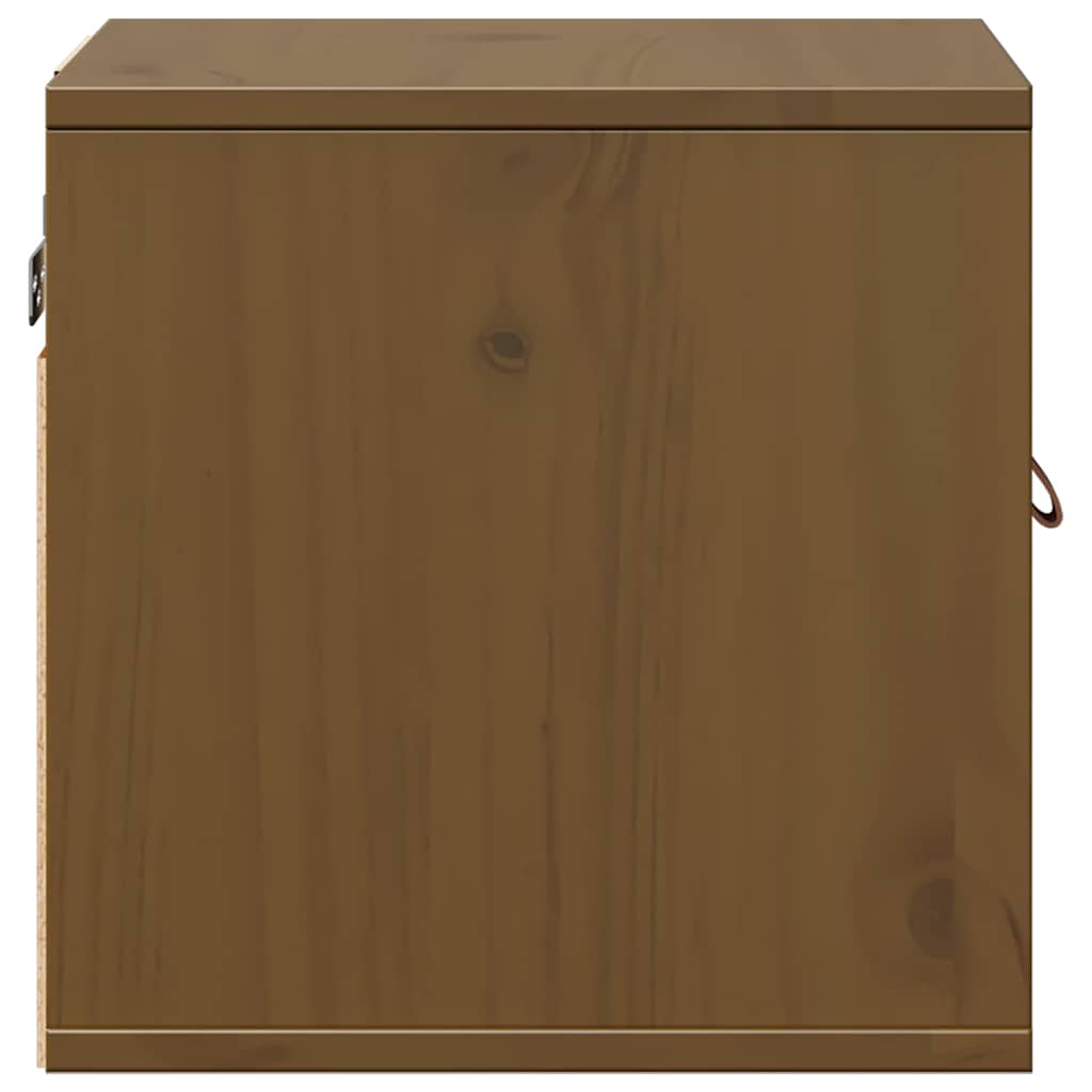 Wall Cabinets 2 pcs Honey Brown 31,5x30x30 cm Solid Wood Pine