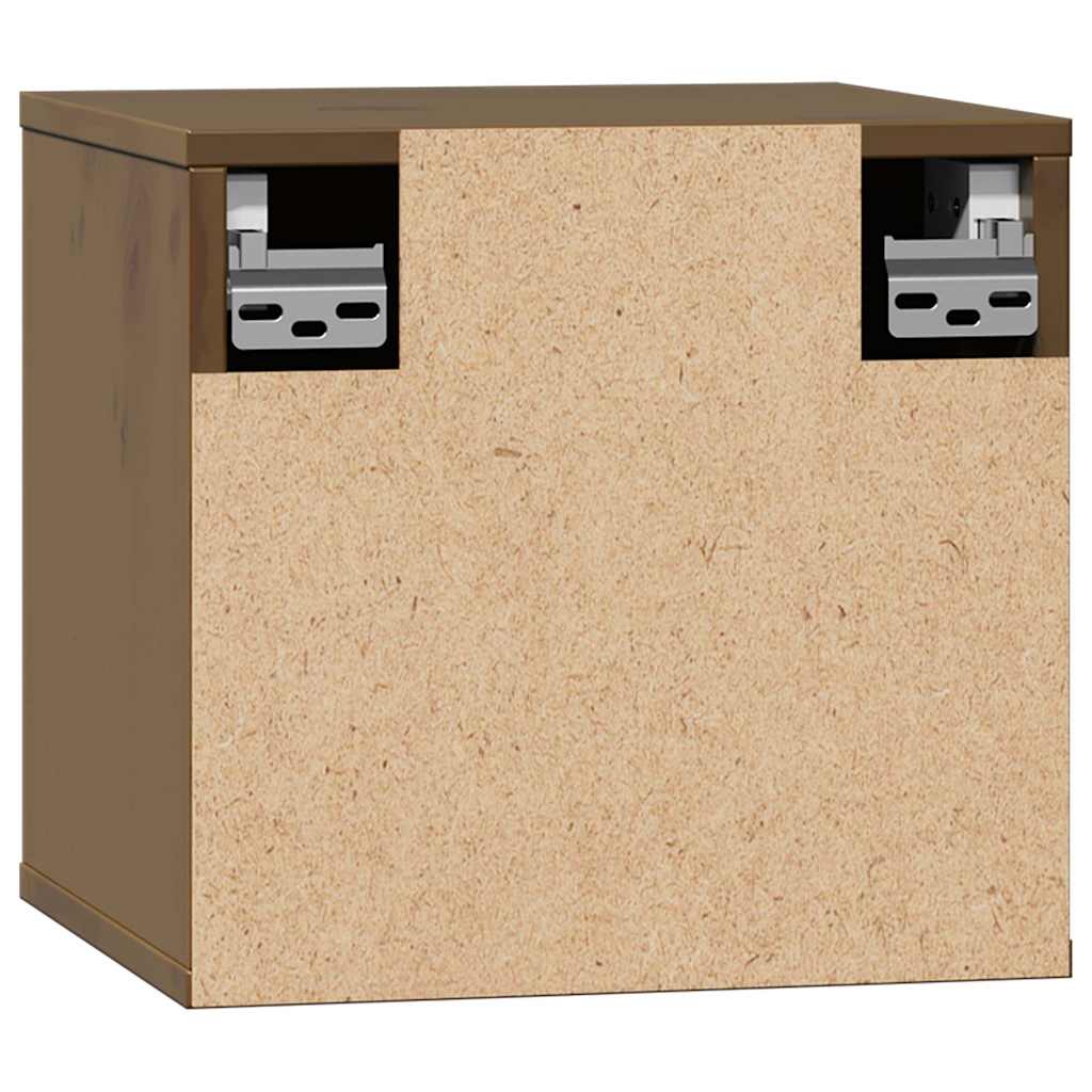 Wall Cabinets 2 pcs Honey Brown 31,5x30x30 cm Solid Wood Pine