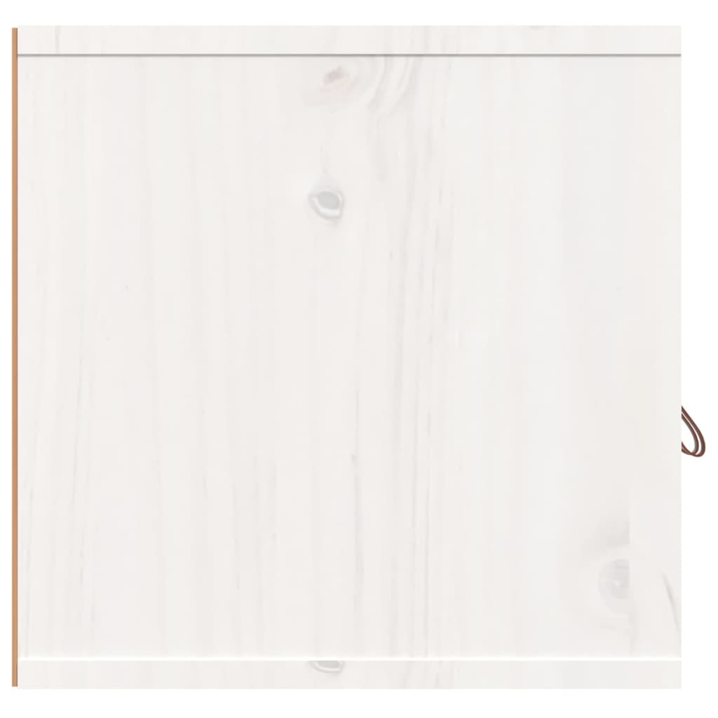 Wall Cabinets 2 pcs White 60x30x30 cm Solid Wood Pine