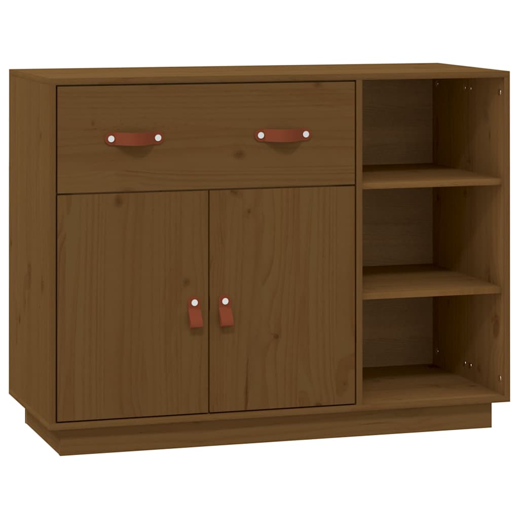 Sideboard Honey Brown 98,5x40x75 cm Solid Wood Pine