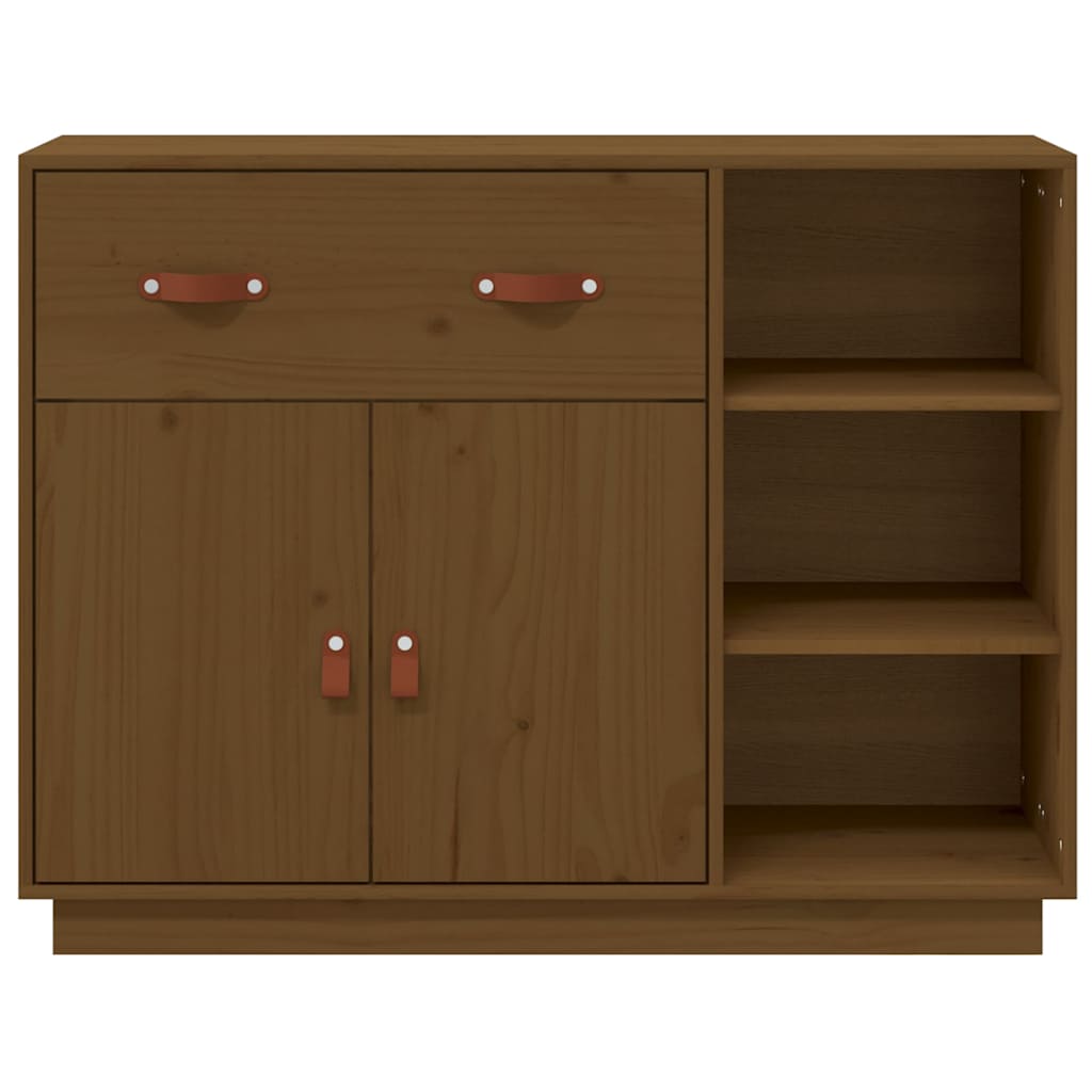 Sideboard Honey Brown 98,5x40x75 cm Solid Wood Pine