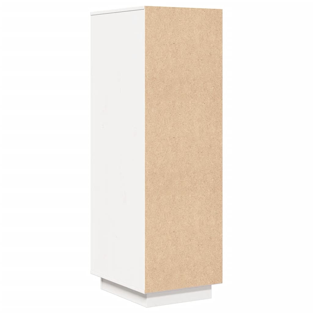 Highboard White 34x40x108.5 cm Solid Wood Pine