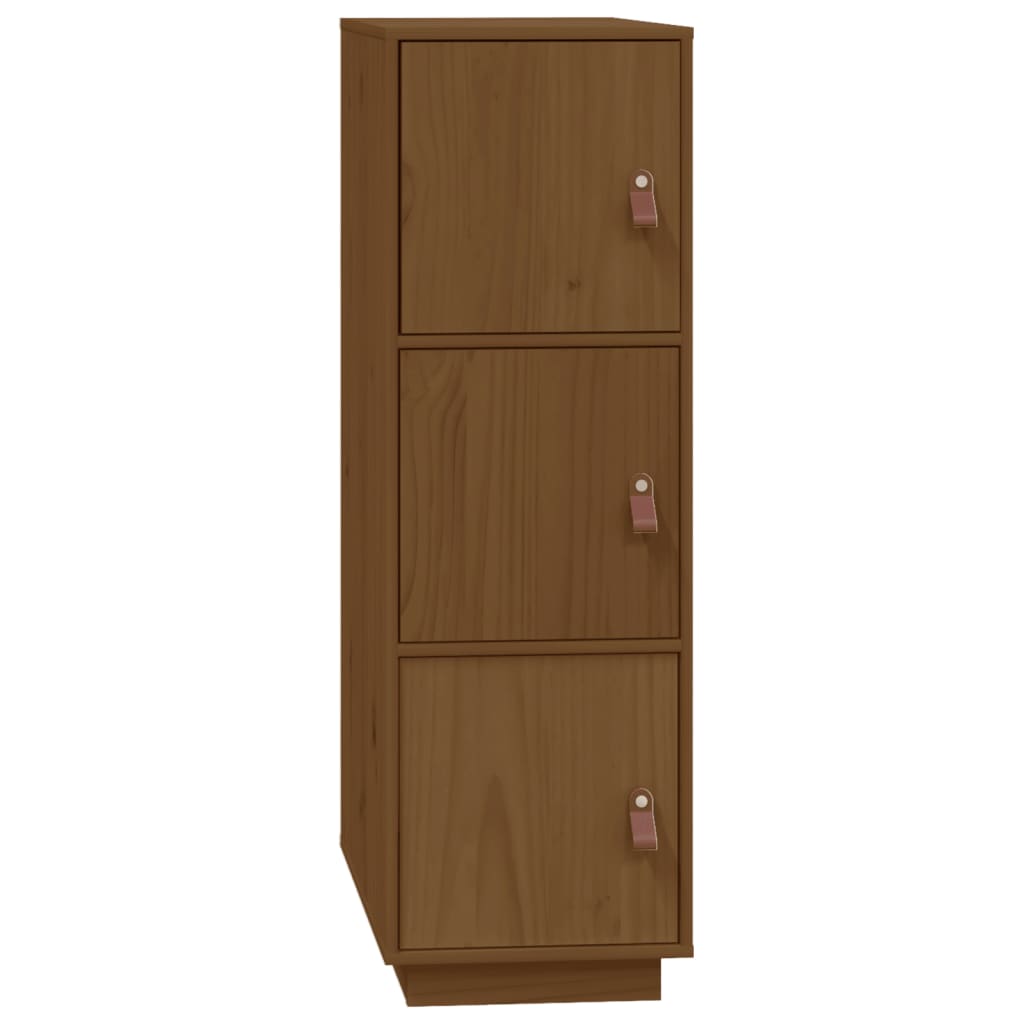 Highboard Honey Brown 34x40x108,5 cm massief grenenhout