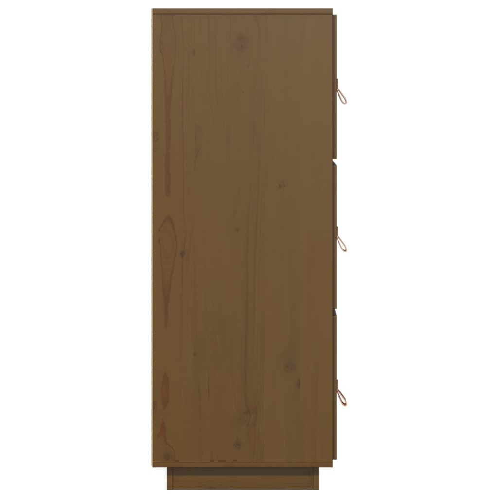 Buffet Haut Marron Miel 34x40x108,5 cm Bois Massif Pin