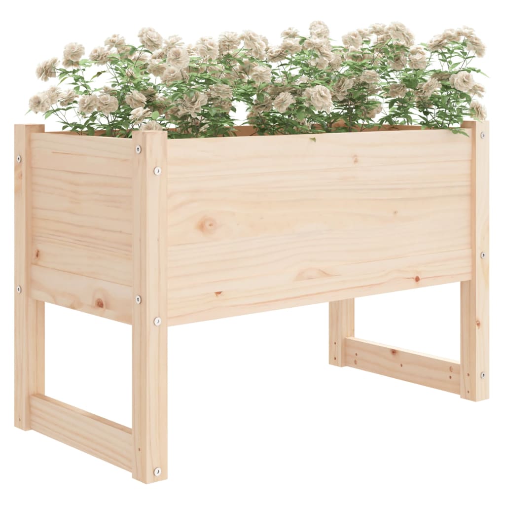 vidaXL Planter 78x40x52 cm Solid Wood Pine