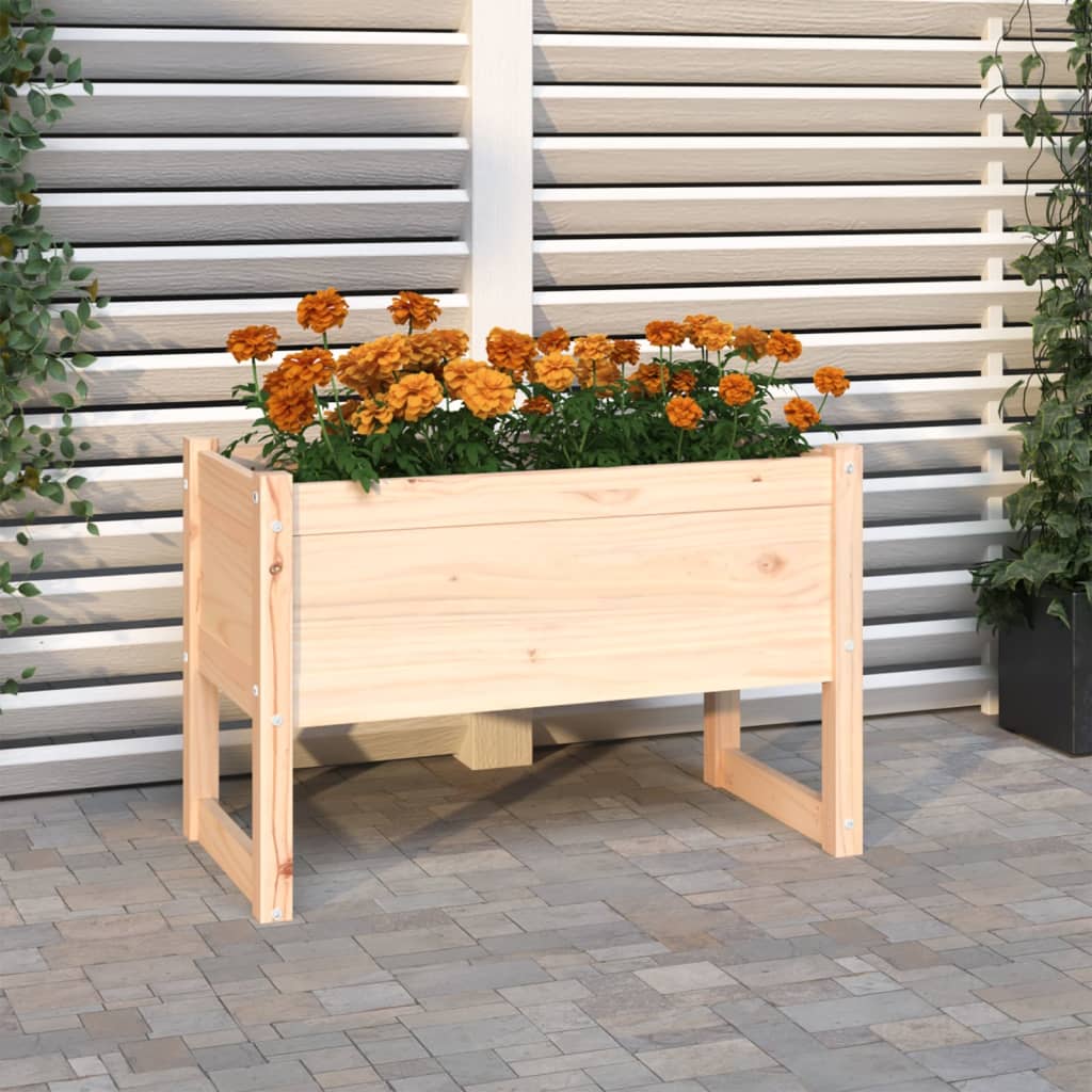 vidaXL Planter 78x40x52 cm Solid Wood Pine