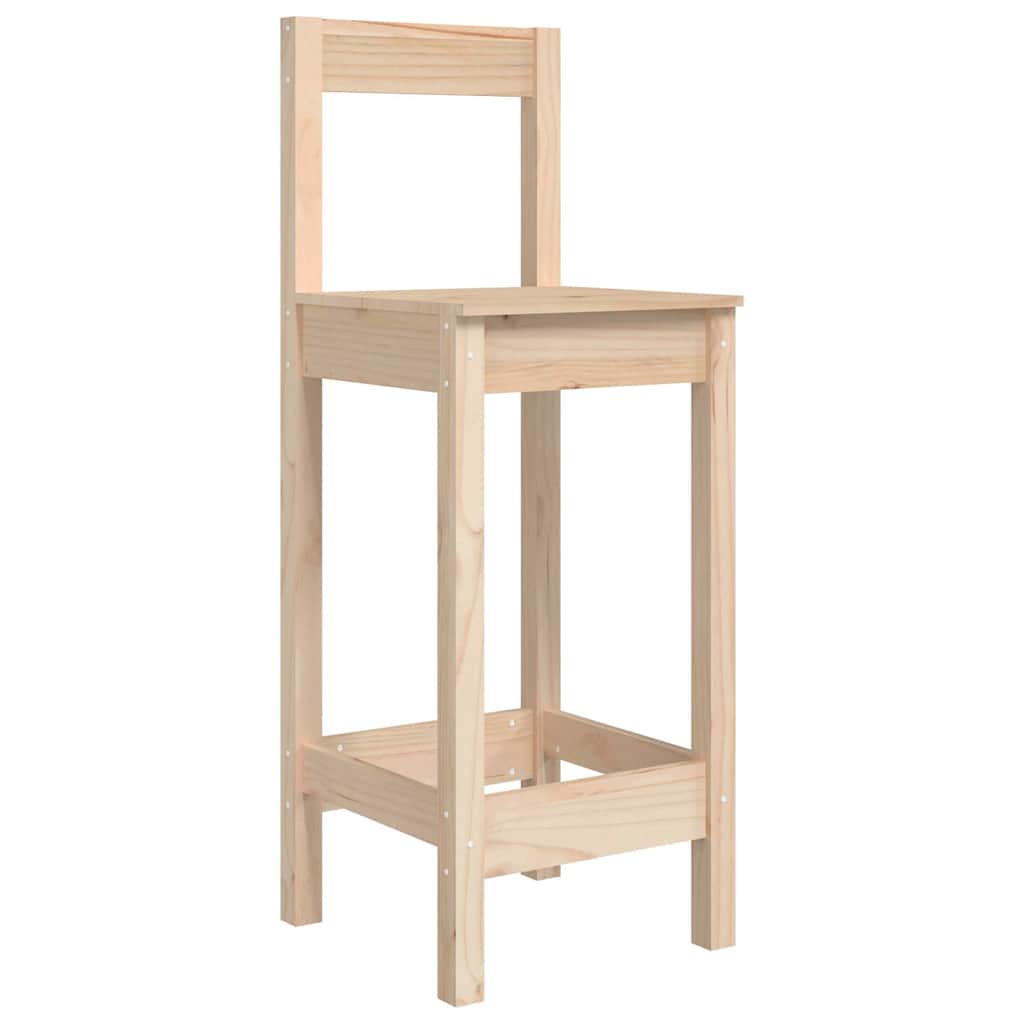 Bar Chairs 2 pcs 40x41,5x112 cm Solid Wood Pine