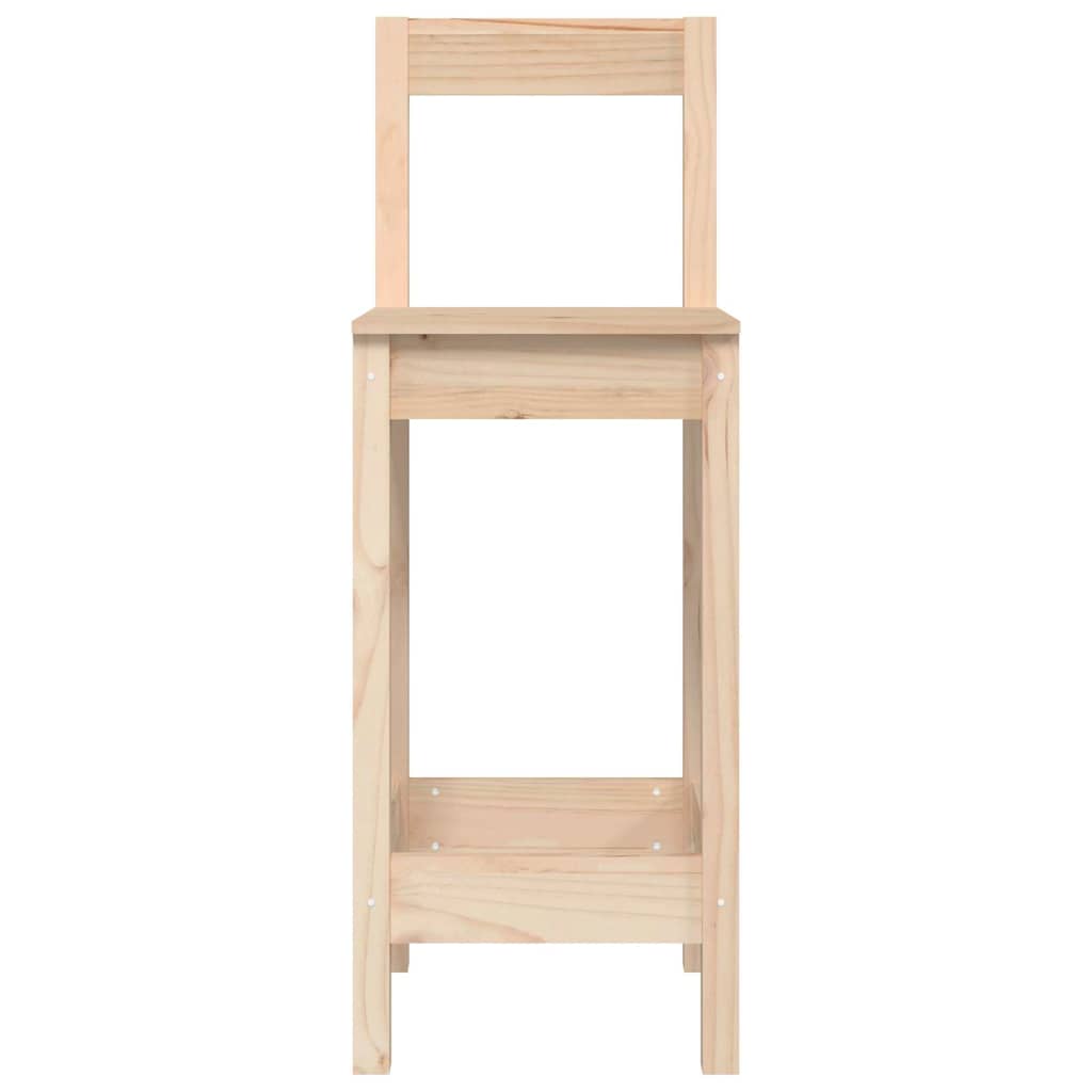Bar Chairs 2 pcs 40x41,5x112 cm Solid Wood Pine
