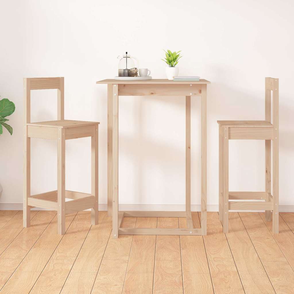 Bar Chairs 2 pcs 40x41,5x112 cm Solid Wood Pine