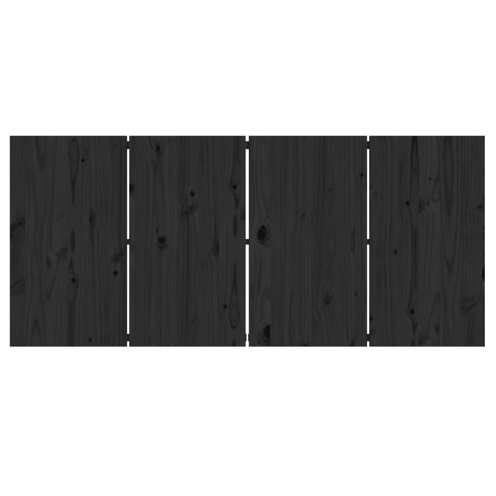 vidaXL Bar Table Black 180x80x110 cm Solid Wood Pine