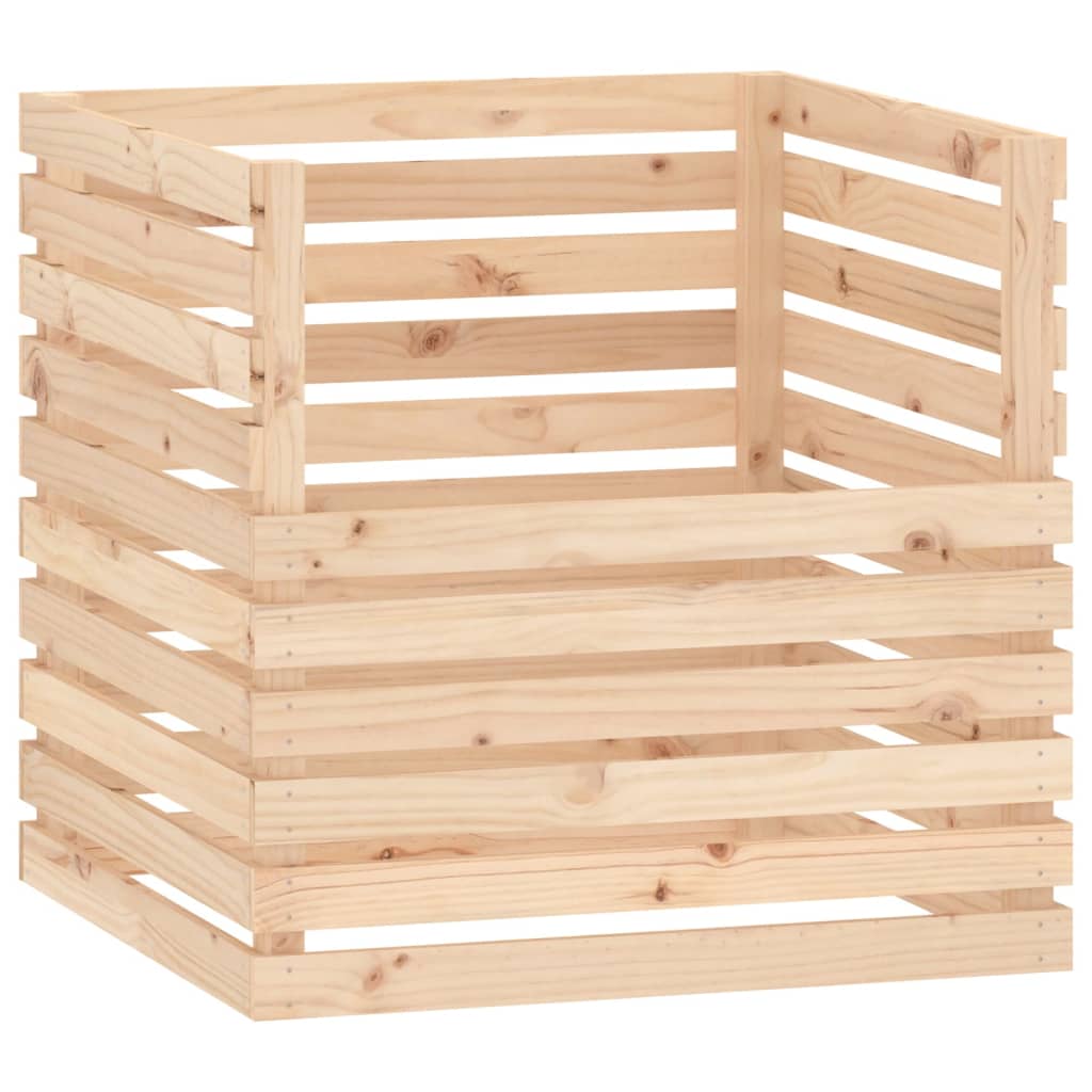 Composter 80x80x78 cm Solid Wood Pine