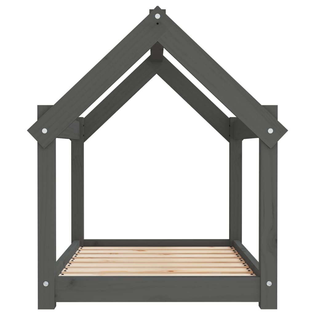 Dog Bed | Grey | Solid pine wood | Medium | Durable | Dog Bed
