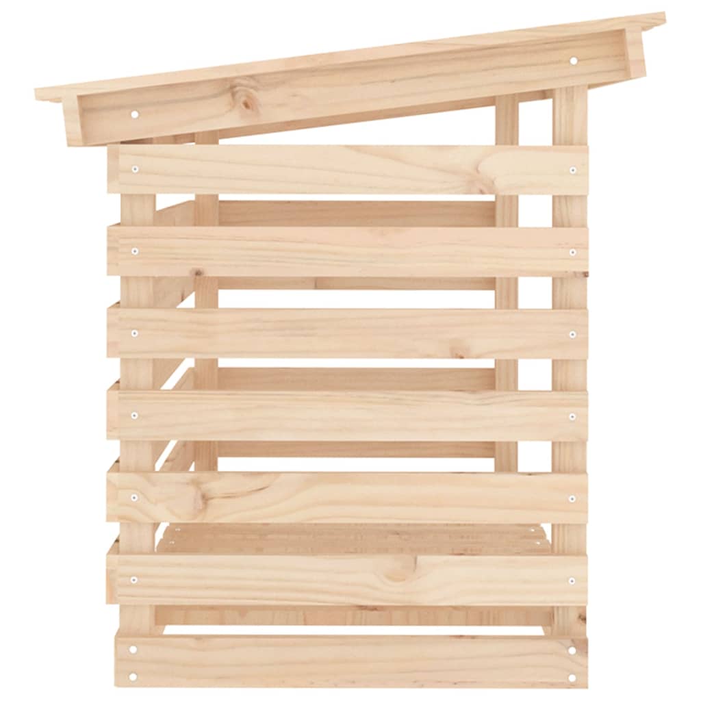 vidaXL Firewood Rack 108x73x79 cm Solid Wood Pine