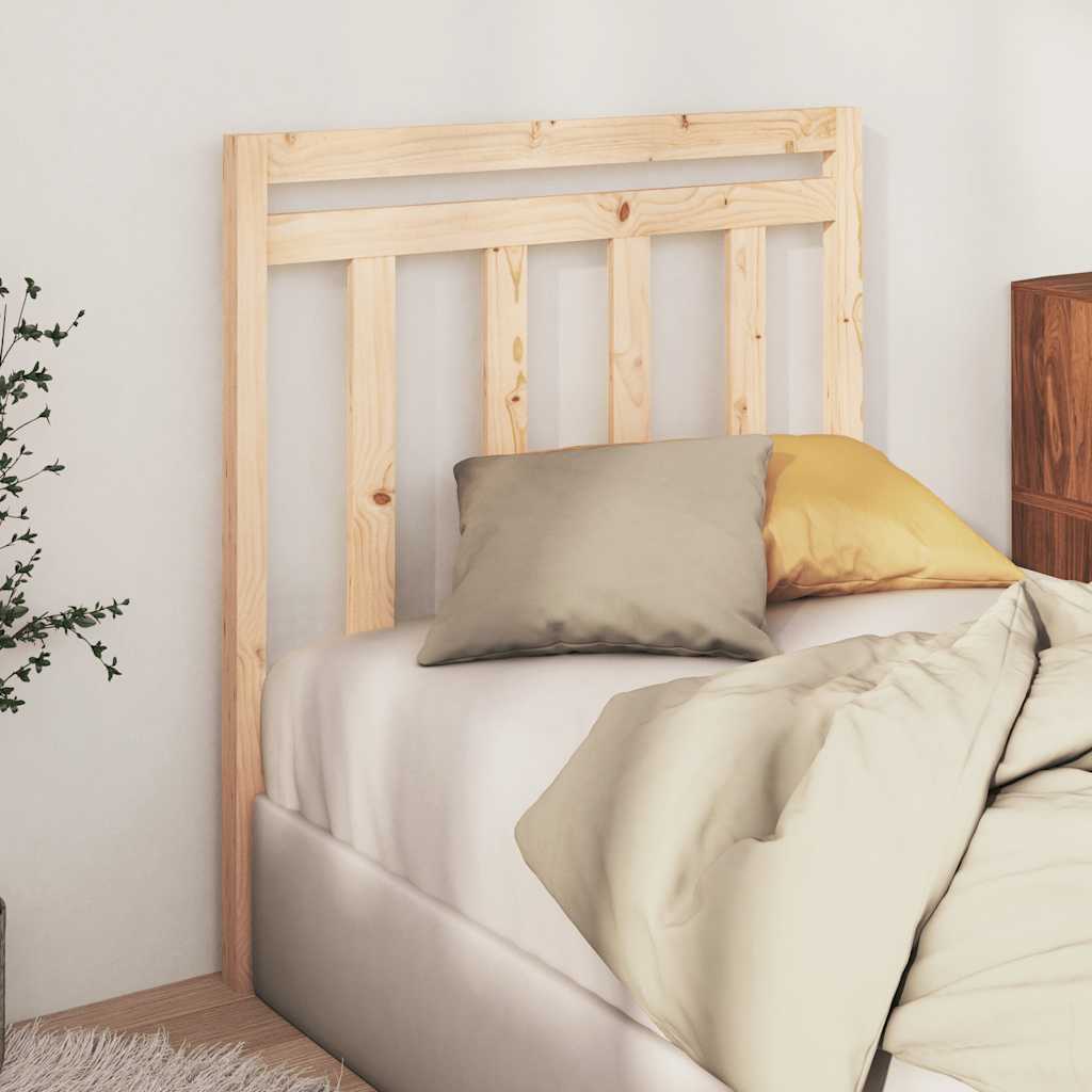 Bed Headboard 95x4x100 cm Solid Wood Pine