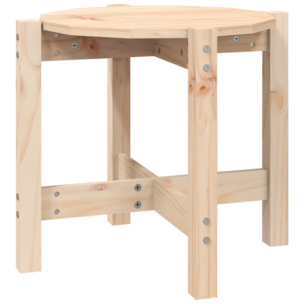 Coffee Table Ø 52,5x45 cm Solid Wood Pine