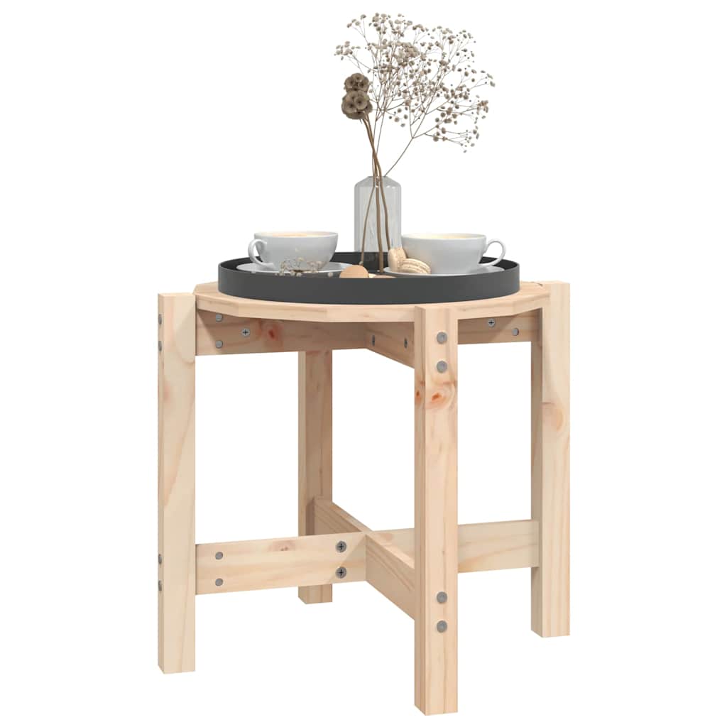 Coffee Table Ø 52,5x45 cm Solid Wood Pine