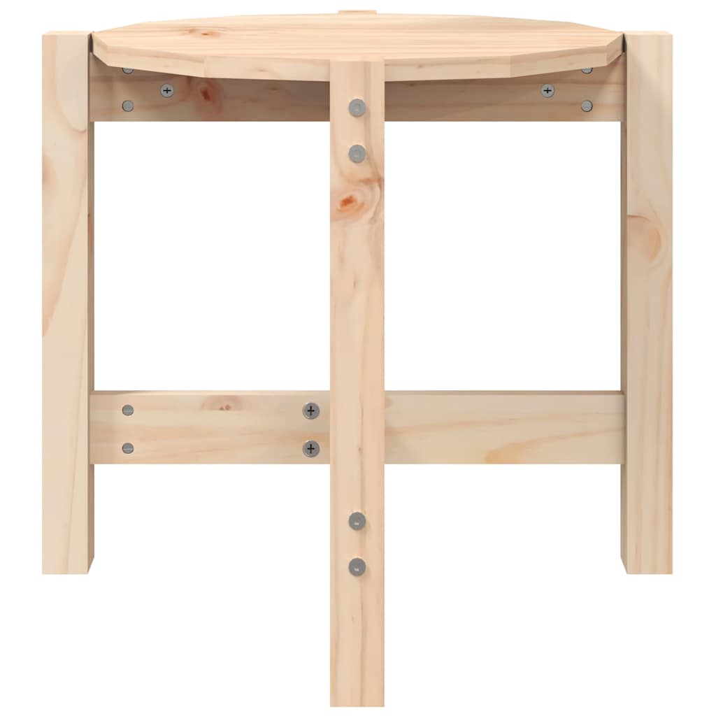 Coffee Table Ø 52,5x45 cm Solid Wood Pine