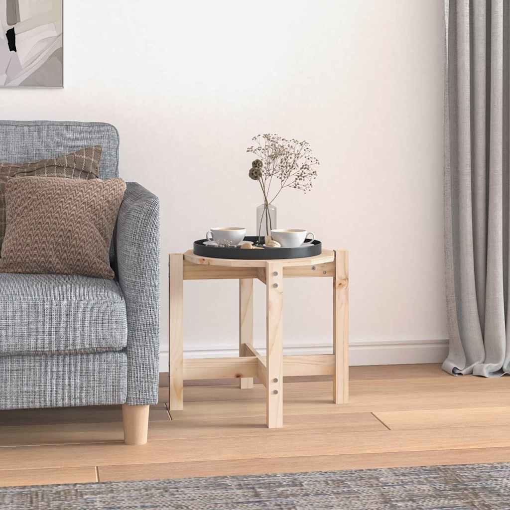 Coffee Table Ø 52,5x45 cm Solid Wood Pine