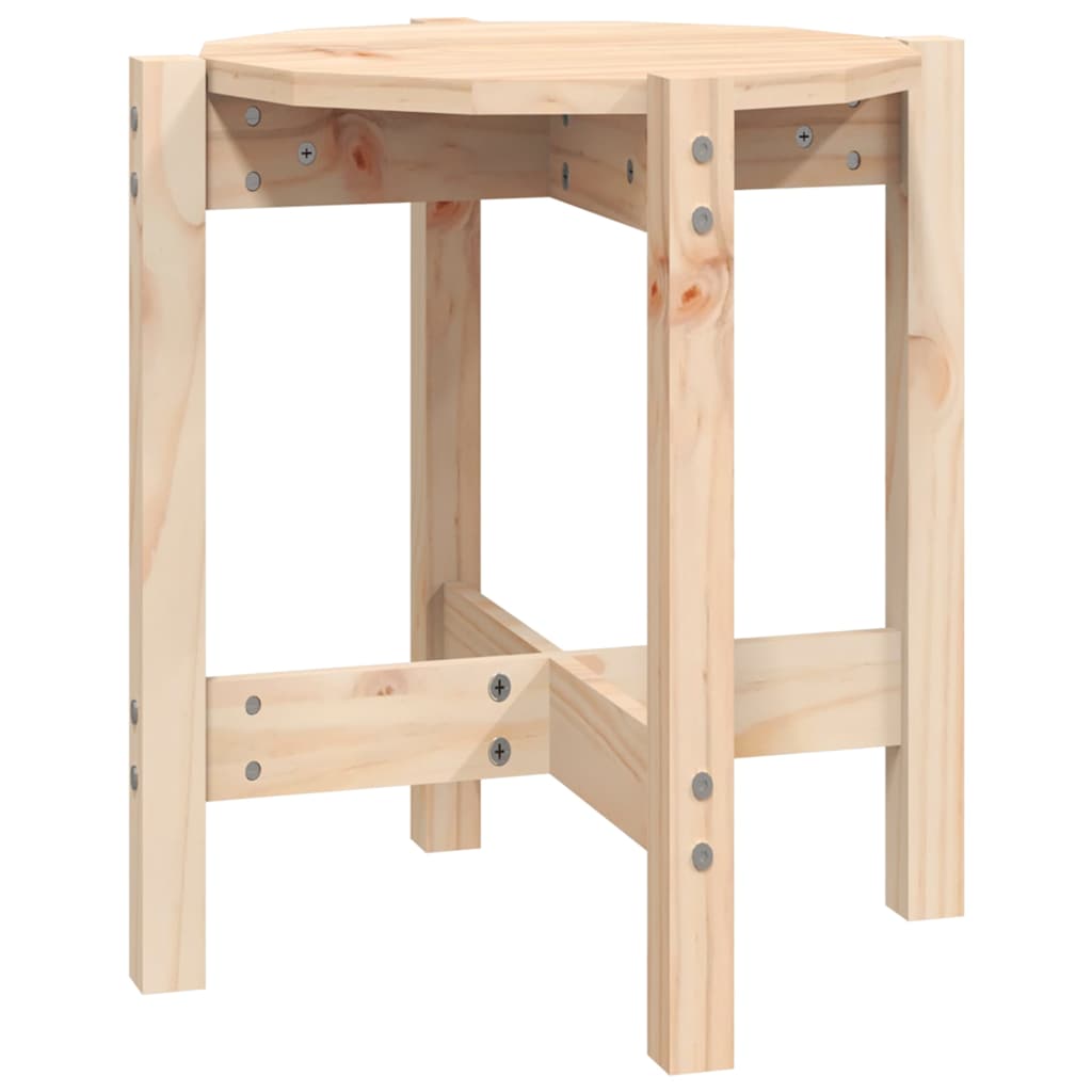Coffee Table Ø 42,5x45 cm Solid Wood Pine