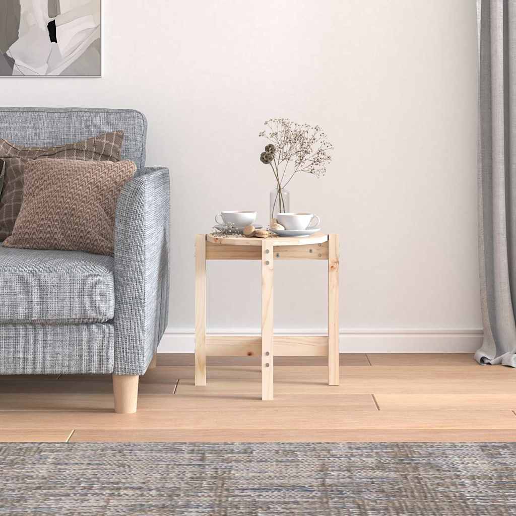 Coffee Table Ø 42,5x45 cm Solid Wood Pine
