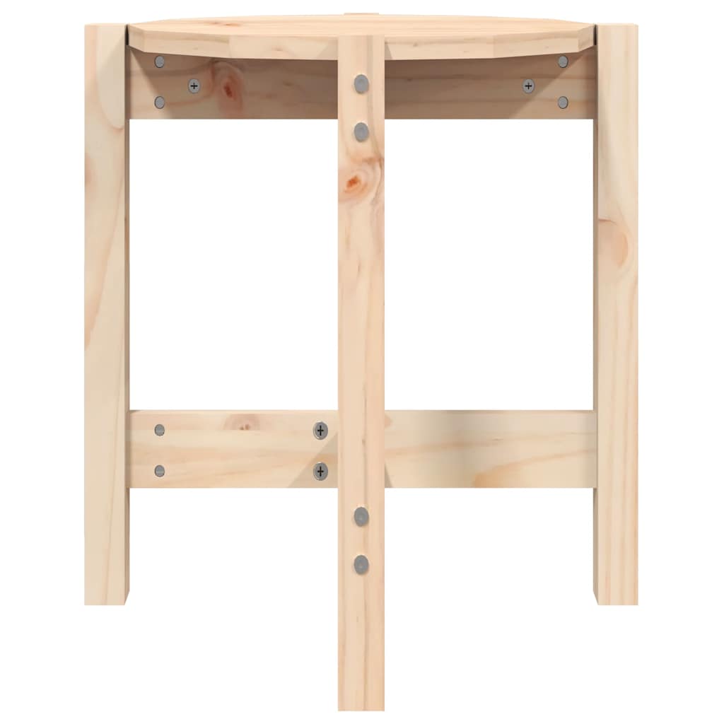 Coffee Table Ø 42,5x45 cm Solid Wood Pine