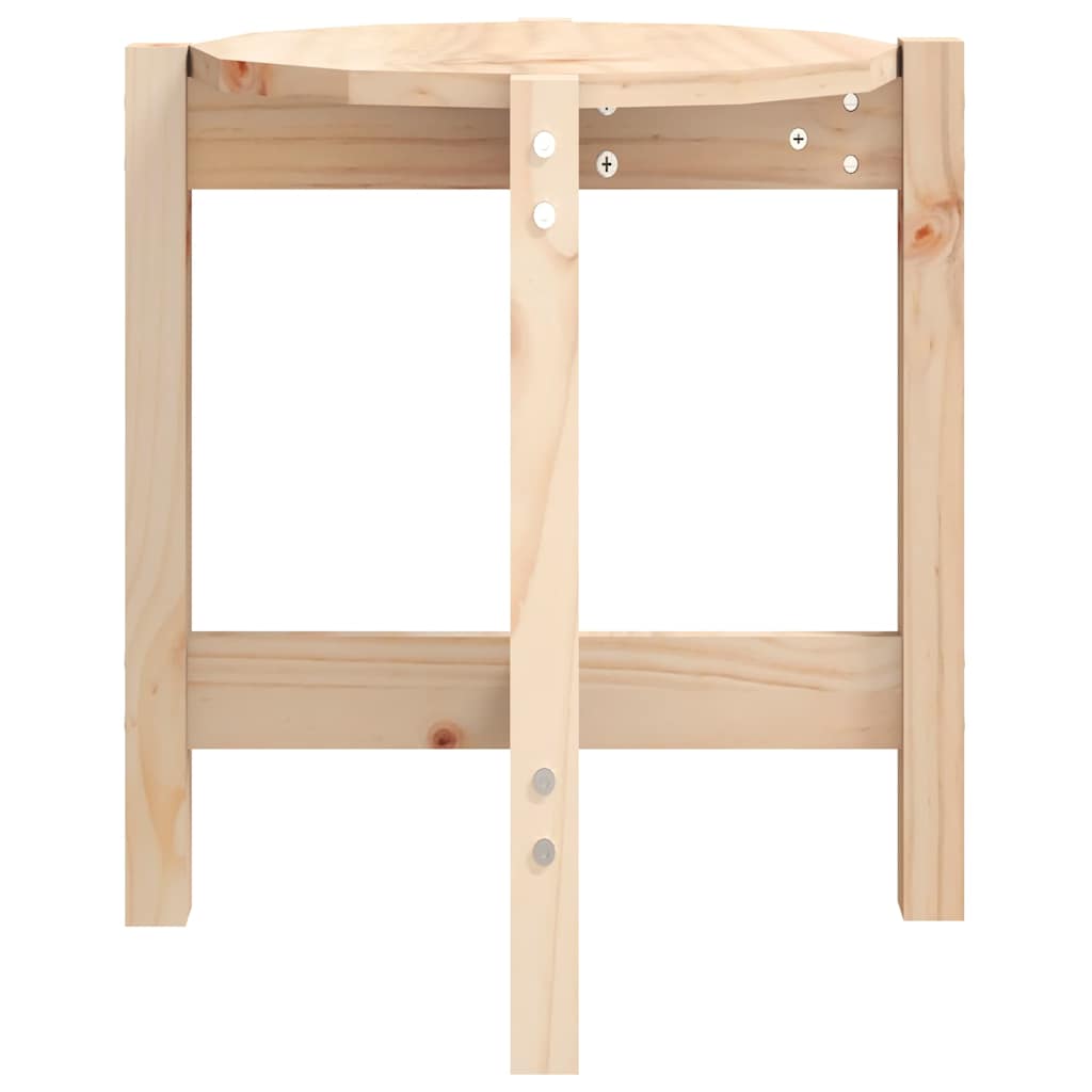 Coffee Table Ø 42,5x45 cm Solid Wood Pine