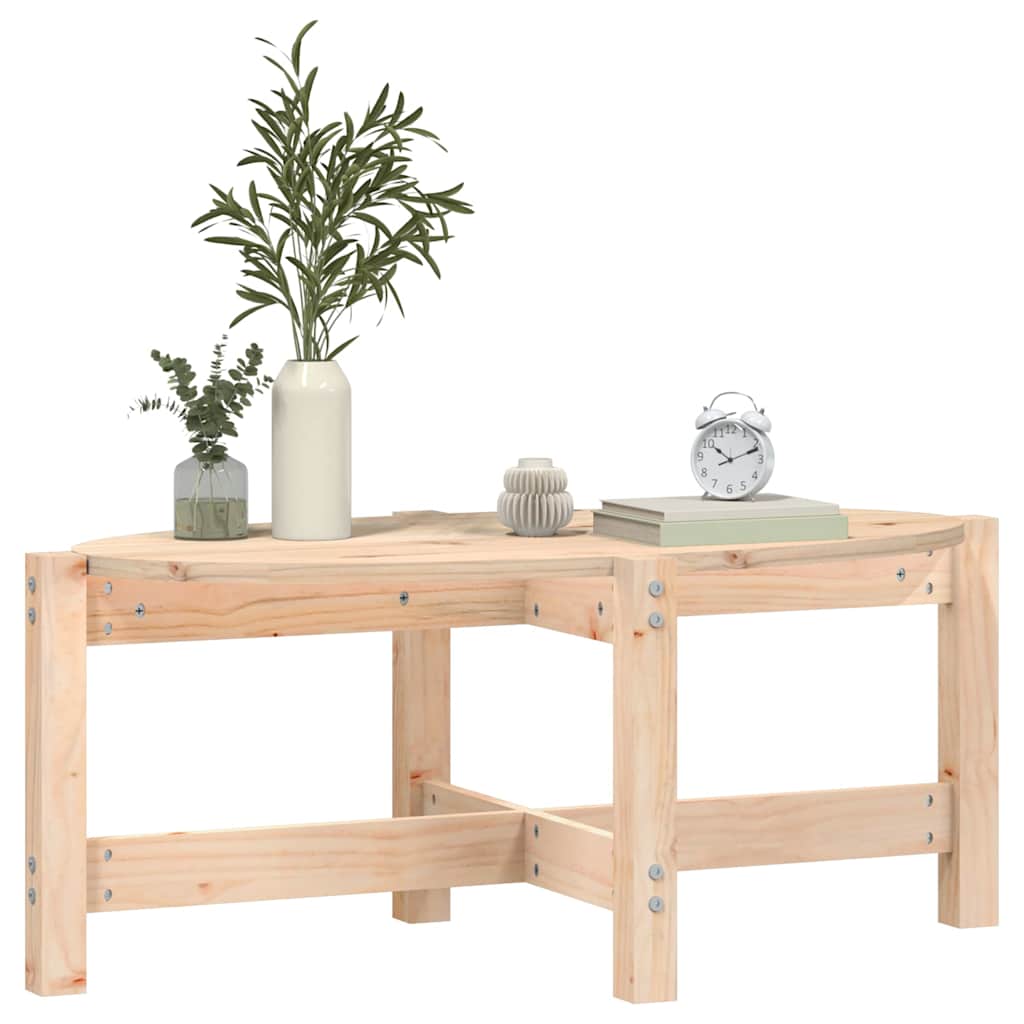 Coffee Table 87x48x35 cm Solid Wood Pine