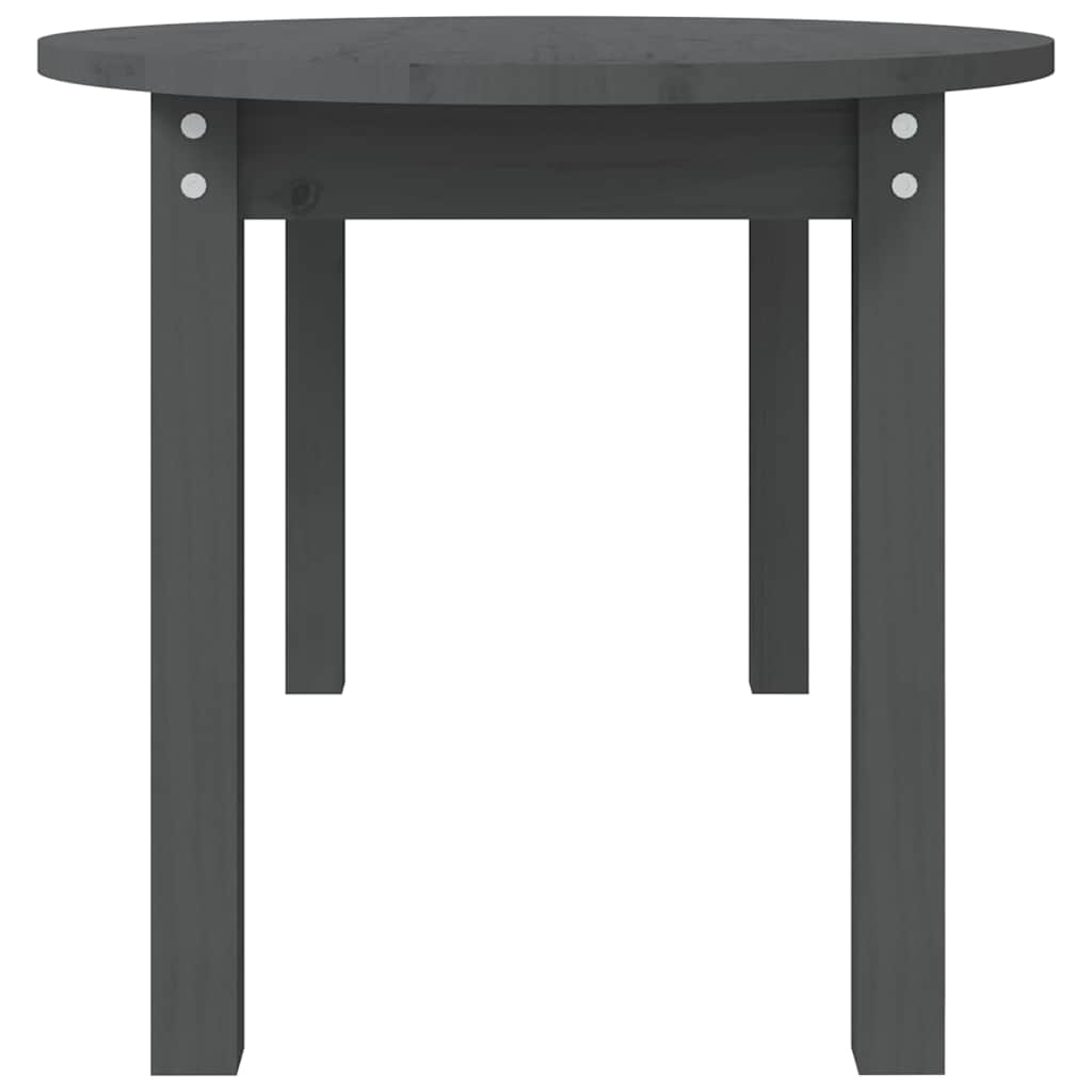 Coffee Table Grey 110x55x45 cm Solid Wood Pine